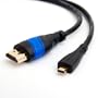 Cavo KabelDirekt High Speed Micro HDMI con Ethernet (connettore tipo A a connettore tipo D) 2m
