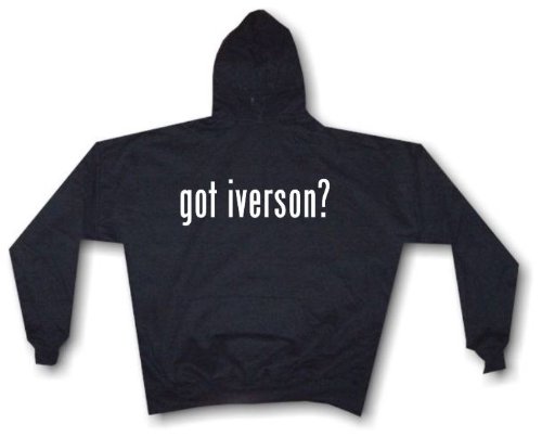 got iverson ? Men's Hoodie Sweat Shirt XL, Black