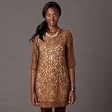 Ruth Dress Color: BROWN