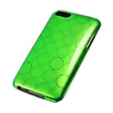 GREEN BUBBLE Transparent Silicone Case Skin Protector Cover for Apple iPod Touch 2 2G 2nd Generation 8GB 16GB 32GB + Free Screen Protector (Many Colors Available)