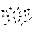 Birds 21-pc. Wall Hanging Set