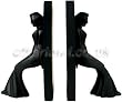 Kikkerland Leaning Ladies Bookends, Set of 2