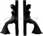 Kikkerland Leaning Ladies Bookends, Set of 2
