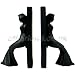 Kikkerland Leaning Ladies Bookends, Set of 2
