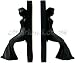Kikkerland Leaning Ladies Bookends, Set of 2