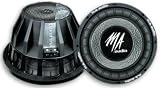 MA Audio 600-Watt Car Subwoofer 4-Ohm DVC- Silver/ Black(10)