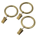 1.5" Clip Ring 7-pc. Set - Brass