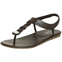 oh DEER! Women's Jitney Sandal,Dark Brown,8 M