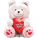 Love You Babe Teddy Valentine's Day 24" Mylar Balloon
