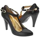 Just Cavalli Women's T-Strap Pump W/ Namepl