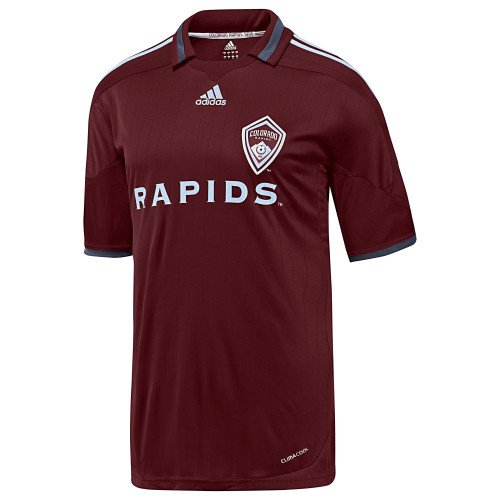 adidas Colorado Rapids Men's SS Replica Home Jersey - Dark Burgundy Extra Large