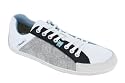 FENCHURCH FENPANELOD WHITE LEATHER JERSEY TRAINERS