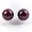 Red Satin Finish 10mm Glass Pearl Necklace, Bracelet and Earring Set by Margot Townsend Image 3