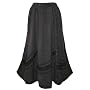 Plus size Gypsy BoHo Lace Inlay Skirt in black/burgundy/purple sizes 18-32