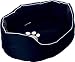 Kakadu Pet Oasis Nesting Dog Bed, Large, 39 1/2-Inch by 26 1/2-Inch by 11-Inch, Midnight Black