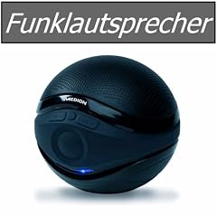 MEDION MD 82294 Outdoor Funk Lautsprecher Wasserfest nach IPX-7-Norm 3 Kan�le Auto-Frequenzsuche � Reichweite bis 80m � z.B. f�r Garten Terasse Badezimmer