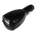 Cables Unlimited Zip-pwr-dcd Ziplinq Dual Usb To Car Power Adapter For Ipod/iphone (black)