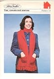 Silver Needles Knitting & Sewing Patterns, Ties, Cravats & Scarves, Pattern Number 13