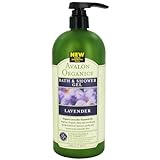 Avalon Bath and Shower Gel, Lavender, 32 Ounce