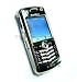 Blackberry 8100 Pearl Transparent Clear Snap on Shell Housing Case w/ Belt Clip