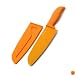Farberware Resin 7-Inch Santoku with Blade Sheath, Orange