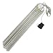 50cm 8 Tube 240 Leds White Color Shower Meteor Rain Light Tube for Wedding Party Christmas Xmas Decoration 10w Lights Waterproof By Bestumart