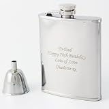 from Gift Cookie Laser Engraved Personalised Hip Flask