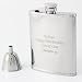 Laser Engraved Personalised Hip Flask- Father's Day