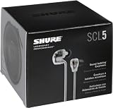 SHURE SCL5 SOUND ISOLATING IN EAR PRO EARPHONES E5 NEW