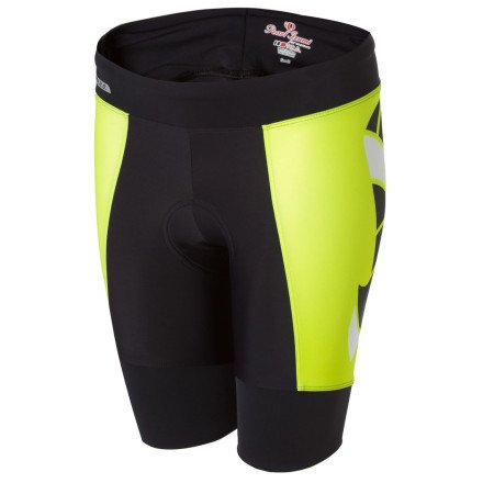 Pearl Izumi Women's Pro Leader Short, Black/Lime, Small On Sale