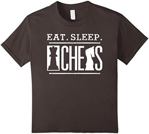 Kids Eat Sleep Chess Funny Gift Tee I Master Chess Shirt T Shirts 8 Asphalt