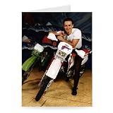 Julian McMahon - Greeting Card (Pack of 2) - 7x5 inch - Art247 - Standard Size - Pack Of 2