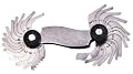 Mitutoyo 188-121 Metric Screw Pitch Gages with 18 Leaves
