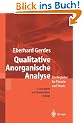 Qualitative Anorganische Analyse: Ein Begleiter f�r Theorie und Praxis