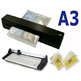 PAVO EasyToUse Laminierger�t f�r A3 + 85 Folien + Fotopapier + Rollenschneider / Das 'EasyToUse' Laminierger�t ist einfach in der Bedienung: Einfach einschalten und loslegen, keine Einstellungen erforderlich.von "Verpackungsteam"