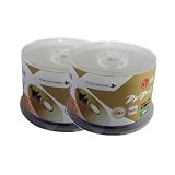 100pcs LG DVD+R 16x Lightscribe Printable Disc
