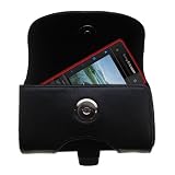 Horizontal Leather Case with Belt Clip/Loop for the Sony Ericsson C902