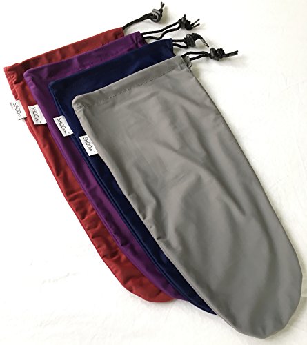 Shooin Expandable Travel Shoe Bags with Locking Drawstring
