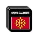 Midi-Pyrenees - SAINT-GAUDENS Set of 4 Mini-Mousepad Coasters