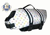 Pet Supplies : Paws Aboard Designer Dogg Life Jacket M Louie 20-50 LB