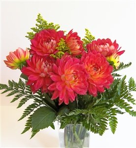 Dahlia Sunset Fresh Flower Bouquet