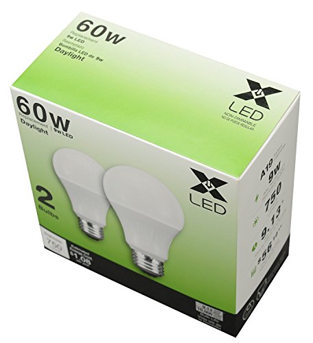 Luminux LED Light Bulb Daylight 60W Equivalent – 2Pack