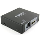 Cablesson� - 2 Way HDMI SPLITTER BOX 1x2 Port (1 x 2) (1 input 2 output) - Active Amplifier ** 3D Enabled ** 1080p Full HD - Split a HD singal From Skyhd, Virgin box, Xbox 360, PS3, Nendindo Wii U to 2 HD Displays.by Cablesson