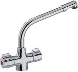 Monoblock kitchen ceramic disc mixer tap