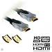 Electronics : Ex-Pro ULTRA Premium Pro Metal Finished 1m Gold HDMI to HDMI Lead Cable, OFC Fully Sheilded Lead . 1080p - HDMI 1.3 (125283-49) Compliant. FULL HD Support. DVD Player, Sky, Virgin, PS3.