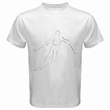 Men's Customized MEN EQUIPMENT SKIING JUMP100% Cotton White T-shirt