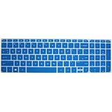 Silicone Keyboard Protector Cover Skin for 15.6-Inch HP Pavilion ENVY 15 TouchSmart Sleekbook 15-j000 15-b000 15t-j000 15t-e000 15z-j000 15z-e000 15z-b000 Notebook PC, such as 15-e014NR, 15-e016NR, 15-e015nr, 15-j050us, 15-j032tx, 15-j030us, 15-j053cl, 15-j010us, 15-j011nr, 15-j023cl,15-b085nr, 15-b150us, 15-b010us, 15z-b000, 15-b120us, 15-b140us US Layout Laptop (Semi-Blue)