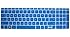 Silicone Keyboard Protector Cover Skin for 15.6-Inch HP Pavilion ENVY 15 TouchSmart Sleekbook 15-j000 15-b000 15t-j000 15t-e000 15z-j000 15z-e000 15z-b000 Notebook PC, such as 15-e014NR, 15-e016NR, 15-e015nr, 15-j050us, 15-j032tx, 15-j030us, 15-j053cl, 15-j010us, 15-j011nr, 15-j023cl,15-b085nr, 15-b150us, 15-b010us, 15z-b000, 15-b120us, 15-b140us US Layout Laptop (Semi-Blue)