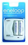 Sanyo MDR02-U-2-3UTG Eneloop Quick Charger and 2xAA Batteries