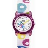 Timex 7B051 Children's Round Analog Watch with Circle Theme